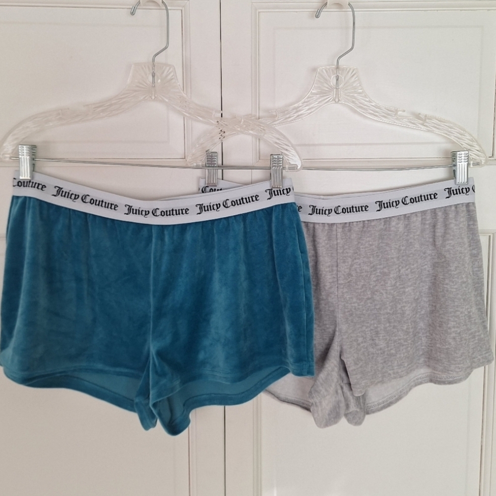 Juicy Couture velour shorts - bundle of 2